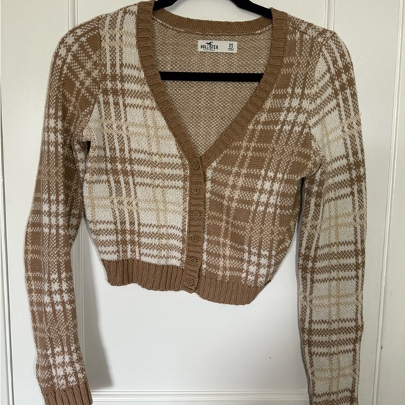 Crop Top Cardigan Everlane Sweaters Everlane Alpaca Plaid Cardigan Brand New Poshmark main image 2